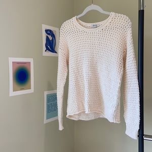 Madewell crocheted sweatshirt